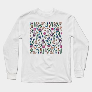 Garden Gnomes and Animals Long Sleeve T-Shirt